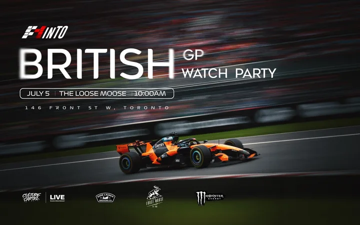 F1inTO 英国大奖赛观赛派对:多伦多最大的 F1 派对