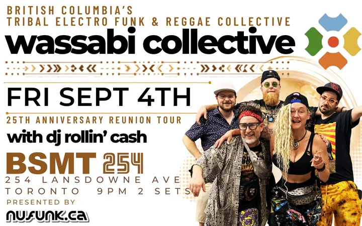 Wassabi Collective 与 DJ Rollin' Cash 在 BSMT254