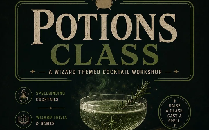 Wizard Themed Cocktail Workshop