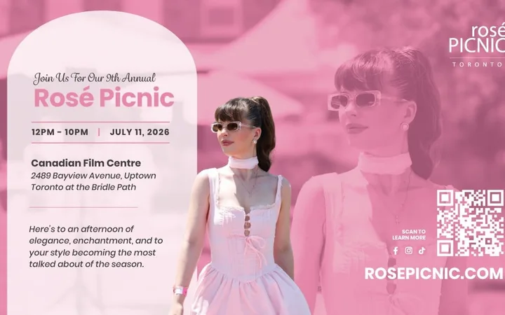 Rosé Picnic:多伦多最大高端野餐派对